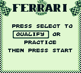Ferrari Grand Prix Challenge screenshot 5 for GameBoy